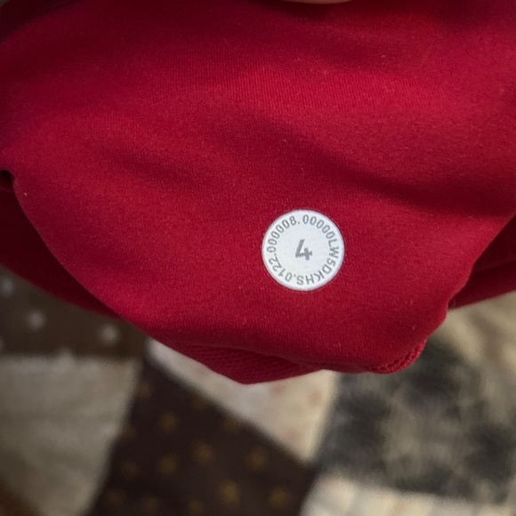 Red lululemon Align™ High-Rise Pant full length - Picture 4 of 4